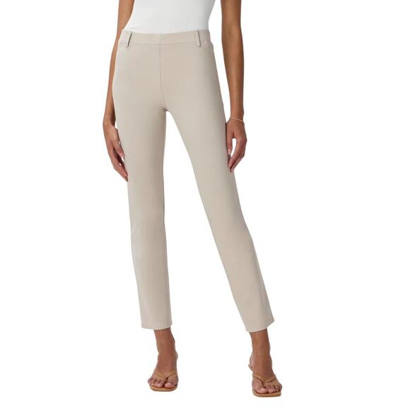 Quince Pants - New  Quince Ultra-Stretch Ponte Straight Leg Pant Ecru Large Regular 3790U